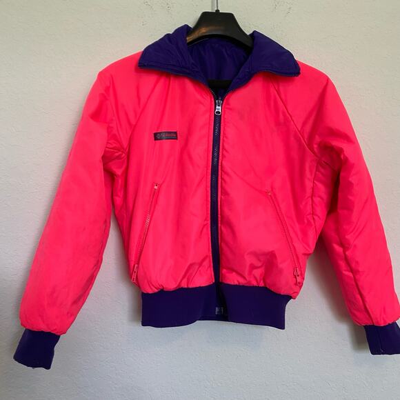 Columbia Thinsulate Reversible Radial Sleeve Puffer Ski Jacket Coat Vintage M - Picture 3 of 11